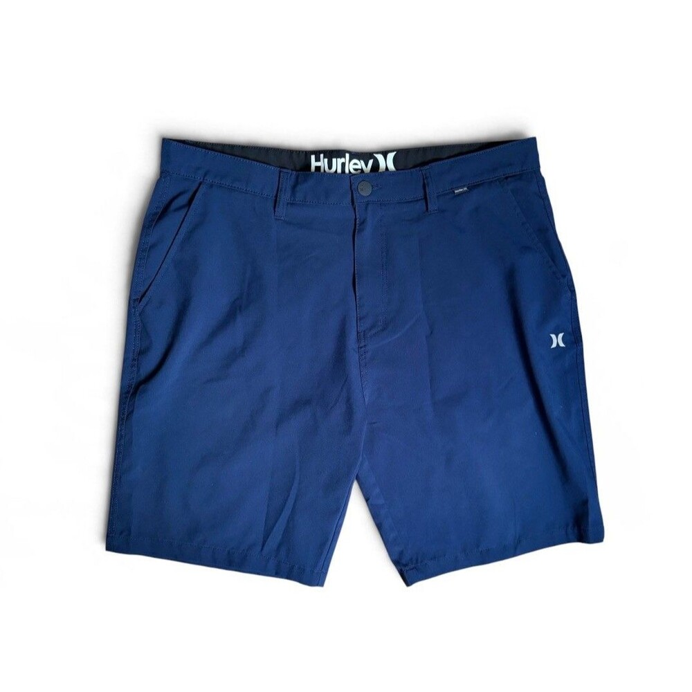 Men's Hurley Hybrid WalkShort Size 38 Navy Blue With Stretch